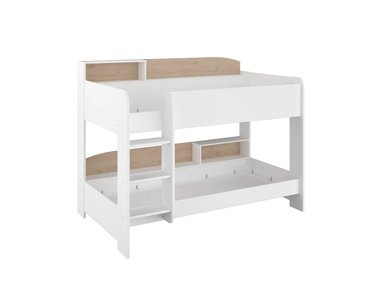 Letto a castello SALTO 90x200cm bianco