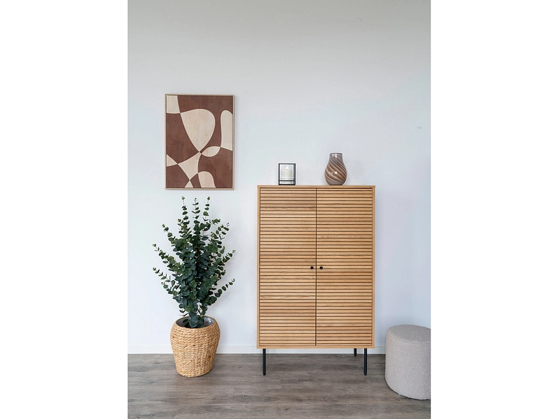 Kommode HOUSE NORDIC KYOTO 2 Türen 4 Schubladen