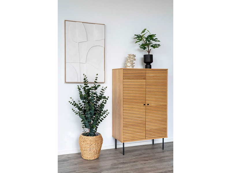 Kommode HOUSE NORDIC KYOTO 2 Türen 4 Schubladen
