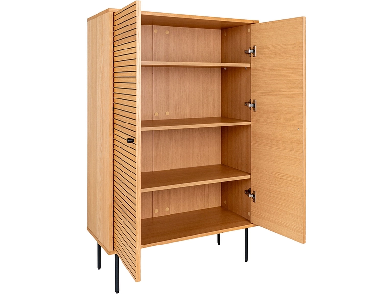 Kommode HOUSE NORDIC KYOTO 2 Türen 4 Schubladen