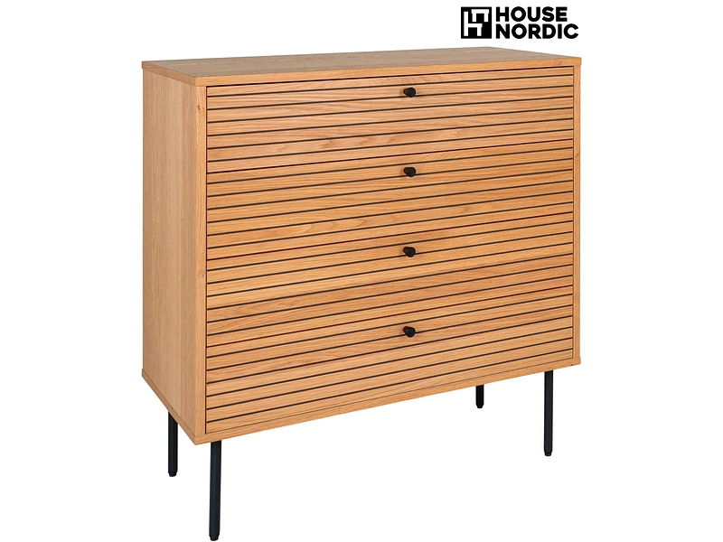 Commode HOUSE NORDIC KYOTO 4 portes 4 tiroirs Commode HOUSE NORDIC KYOTO 4 portes 4 tiroirs