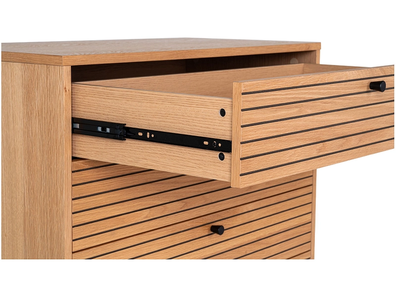 Commode HOUSE NORDIC KYOTO 4 portes 4 tiroirs Commode HOUSE NORDIC KYOTO 4 portes 4 tiroirs
