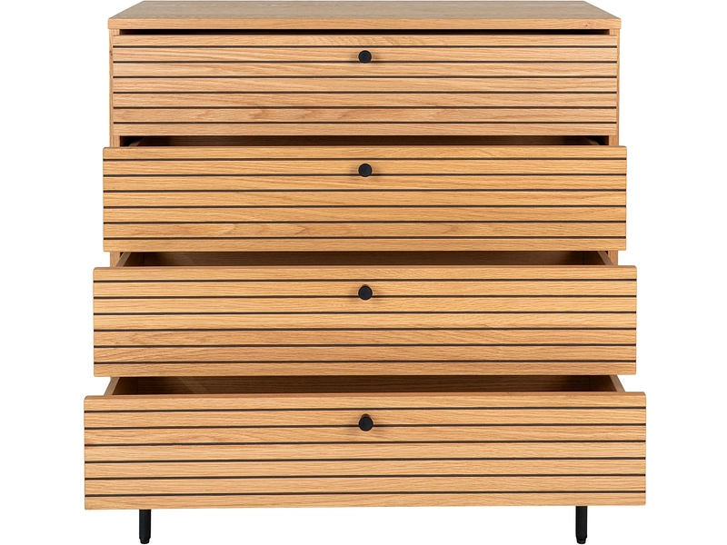 Commode HOUSE NORDIC KYOTO 4 portes 4 tiroirs Commode HOUSE NORDIC KYOTO 4 portes 4 tiroirs