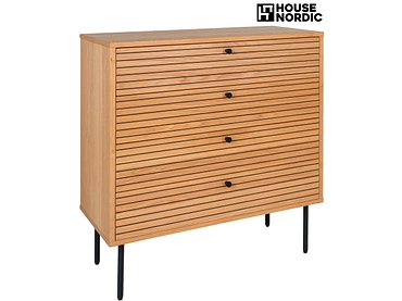 Commode HOUSE NORDIC KYOTO 4 portes 4 tiroirs