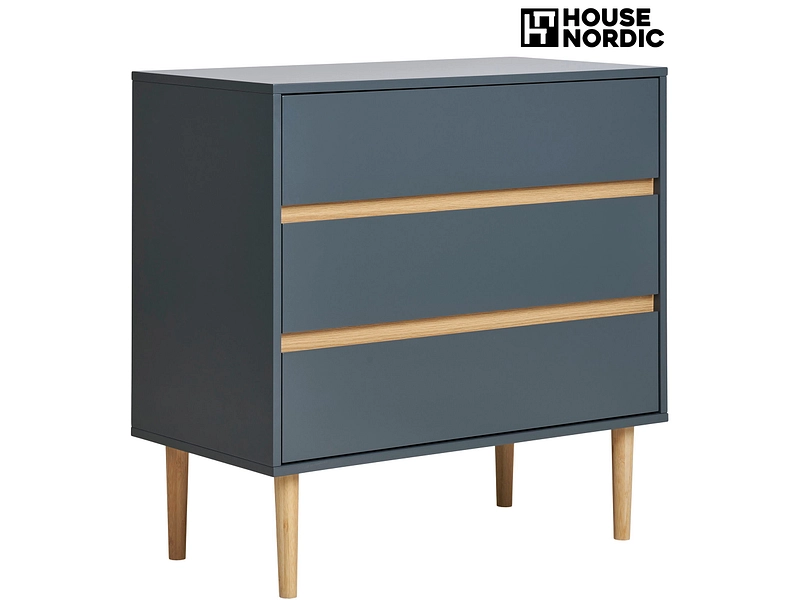 Kommode HOUSE NORDIC BISLEY 3 Türen 3 Schubladen Kommode HOUSE NORDIC BISLEY 3 Türen 3 Schubladen