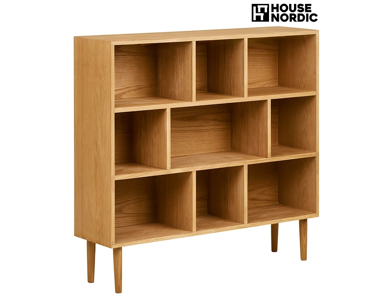 Libreria HOUSE NORDIC OSHAWA 112x30x104.5cm legno massiccio