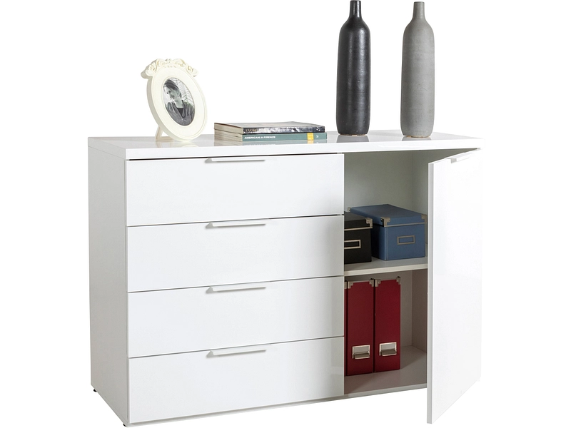 Kommode MUNDI 1 Tür 4 Schubladen