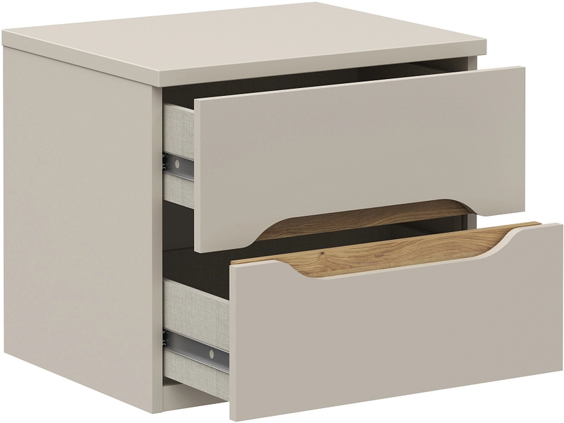 Nachttisch EDWAL 2 Schubladen