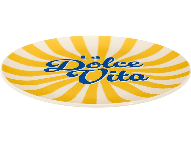Teller DOLCE VITA Polypropylen mehrfarbig 3-teilig