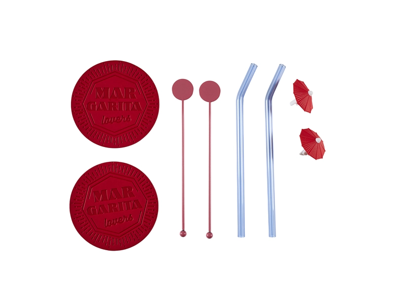 Cocktailbox DOLCE VITA 2 -teilig rosa 24 cl