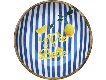 Saladier DOLCE VITA céramique bleu