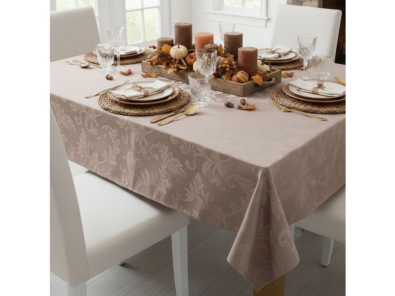 Tischdecke LENA Polyester hellrosa Tischdecke LENA Polyester hellrosa