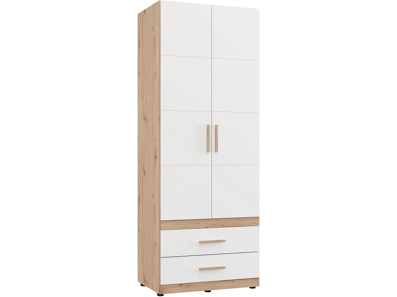 Drehtürenschrank HAMILTON weiss Drehtürenschrank HAMILTON weiss