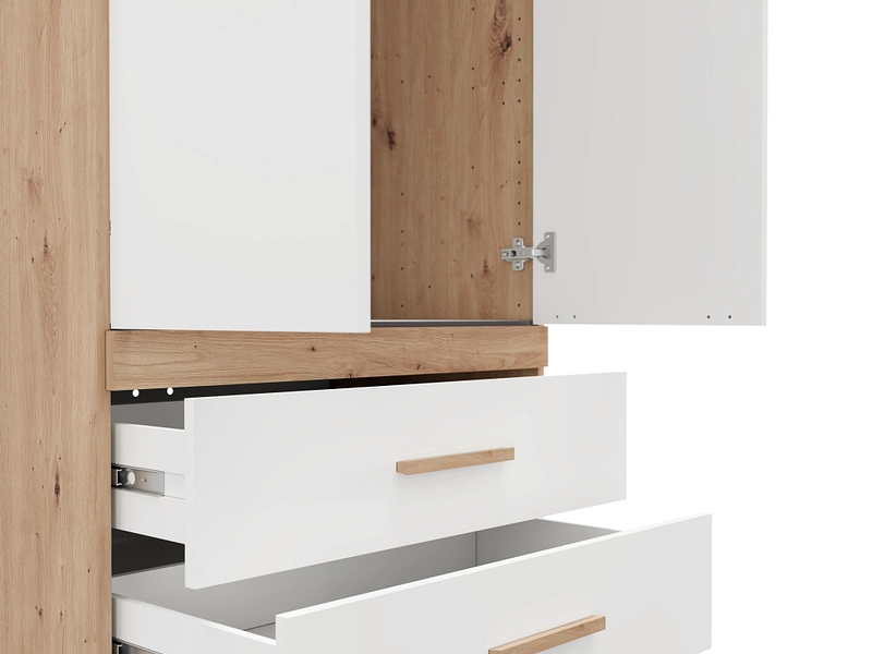 Drehtürenschrank HAMILTON weiss Drehtürenschrank HAMILTON weiss