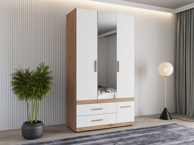 Drehtürenschrank HAMILTON weiss