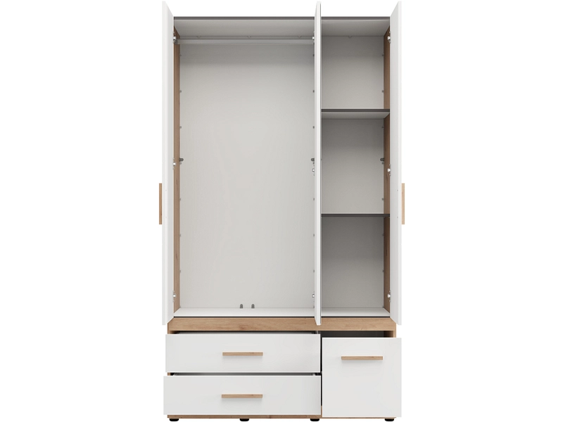 Drehtürenschrank HAMILTON weiss