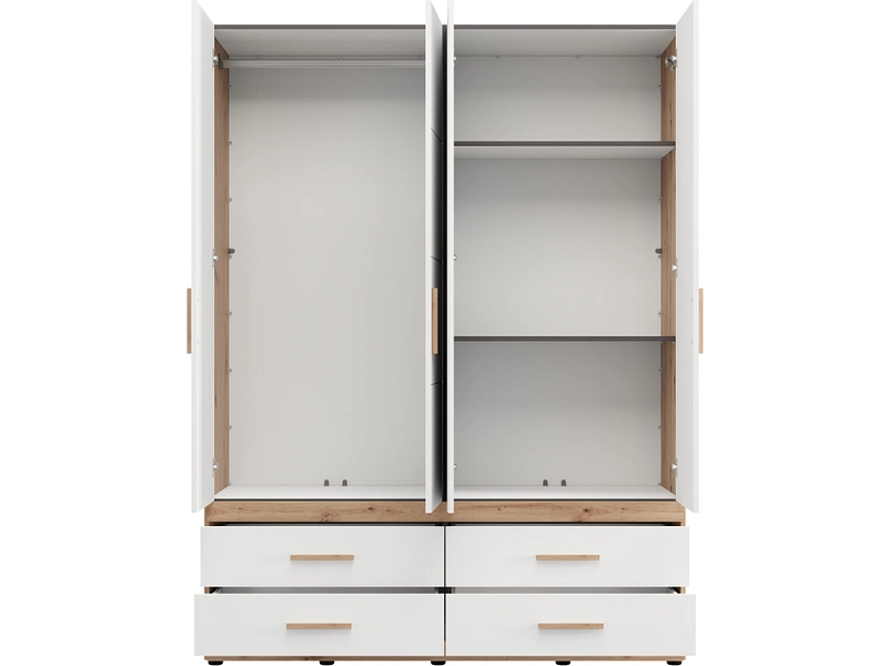 Drehtürenschrank HAMILTON weiss