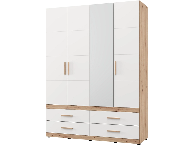 Drehtürenschrank HAMILTON weiss