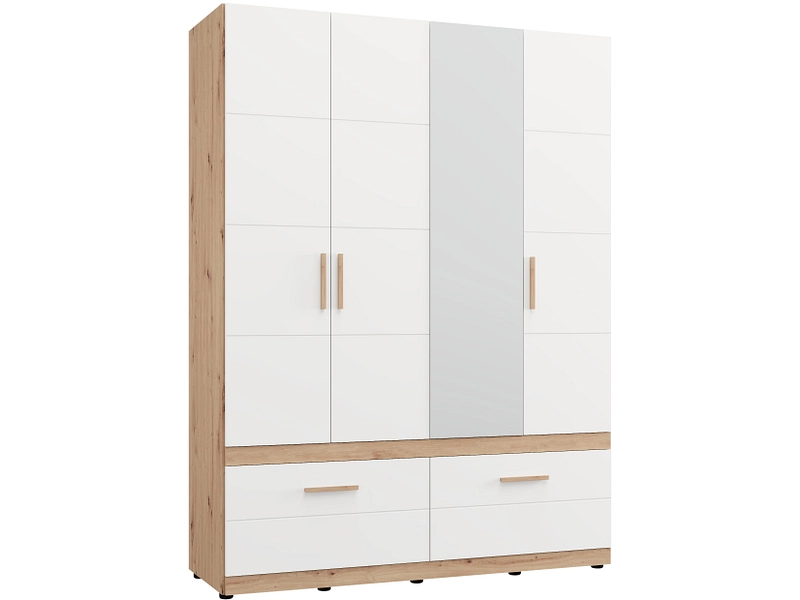 Drehtürenschrank HAMILTON weiss Drehtürenschrank HAMILTON weiss