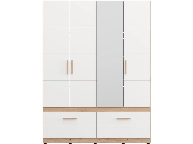 Drehtürenschrank HAMILTON weiss Drehtürenschrank HAMILTON weiss