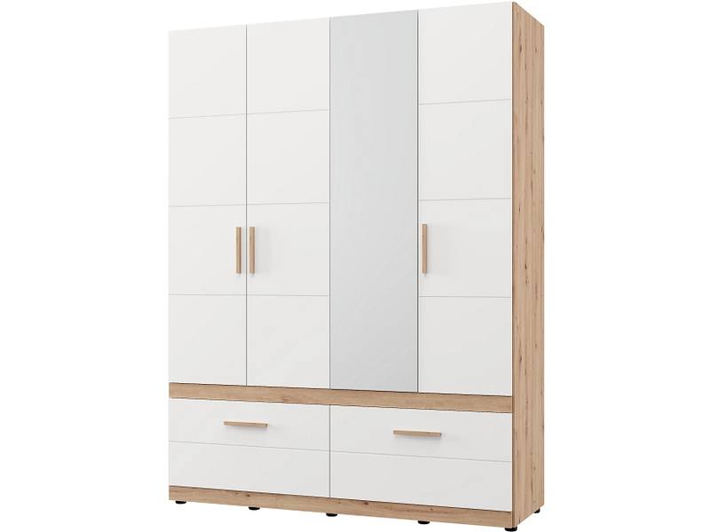 Drehtürenschrank HAMILTON weiss Drehtürenschrank HAMILTON weiss