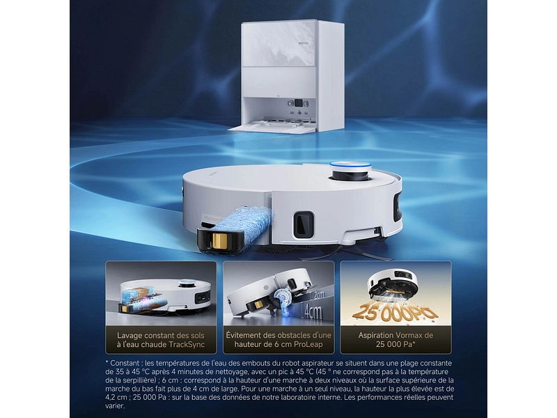 DREAME Aspirateur robot et laveur de sols DREAME Aspirateur robot et laveur de sols