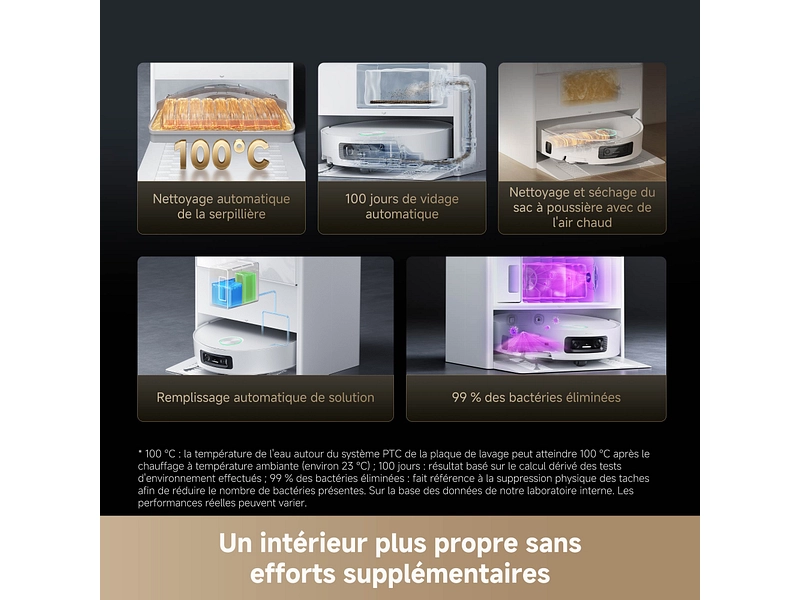 DREAME Aspirateur robot et laveur de sols DREAME Aspirateur robot et laveur de sols