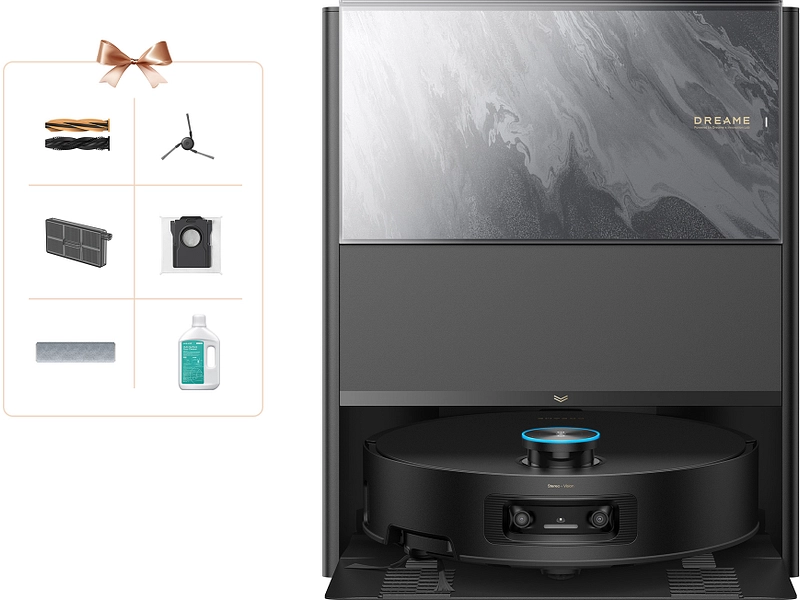 DREAME Aspirateur robot et laveur de sols