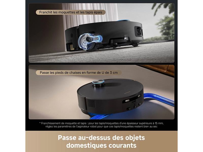 DREAME Aspirateur robot et laveur de sols
