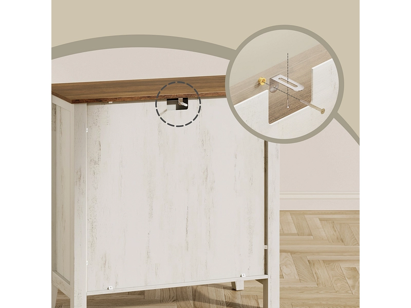 Kommode SONGMICS SADY 2 Türen 1 Schublade Kommode SONGMICS SADY 2 Türen 1 Schublade