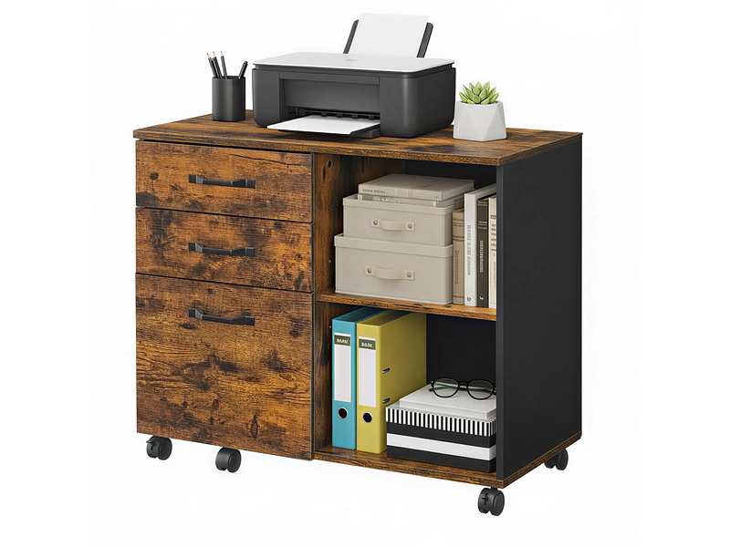 Cassettiera da ufficio SONGMICS RUSTIK Cassettiera da ufficio SONGMICS RUSTIK