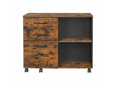 Cassettiera da ufficio SONGMICS RUSTIK