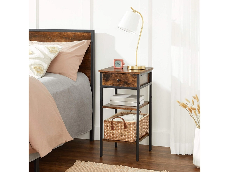 Chevet SONGMICS RUSTIK 1 tiroir