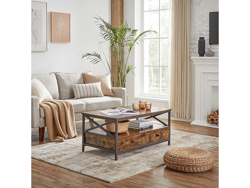 SONGMICS Couchtish RUSTIK