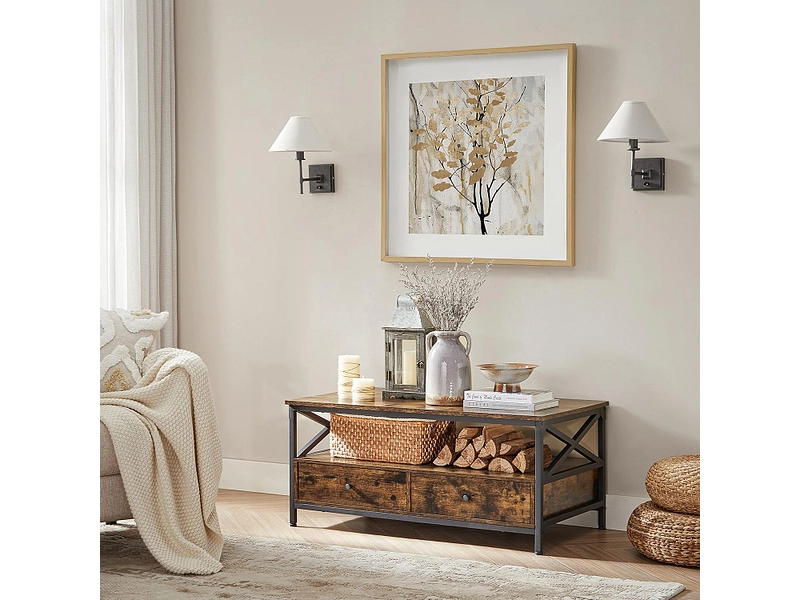 SONGMICS Couchtish RUSTIK