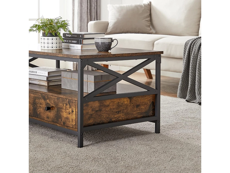 SONGMICS Couchtish RUSTIK