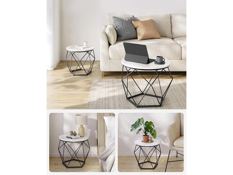 SONGMICS Set für Couchtische RUSTIK