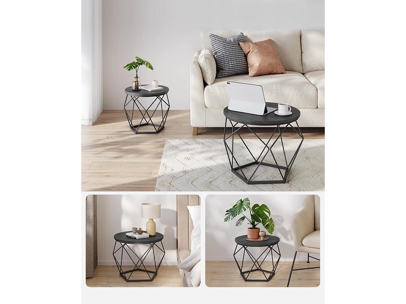 SONGMICS Set für Couchtische RUSTIK