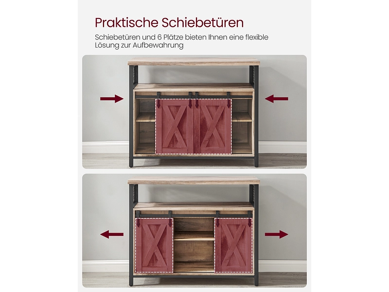 Kommode SONGMICS RUSTIK 2 Türen Kommode SONGMICS RUSTIK 2 Türen