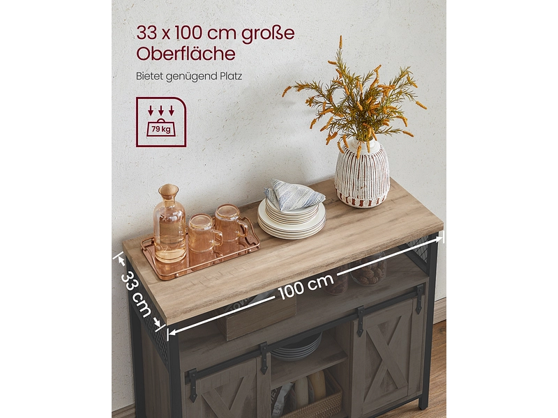 Kommode SONGMICS RUSTIK 2 Türen Kommode SONGMICS RUSTIK 2 Türen