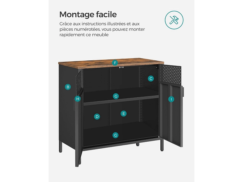 Kommode SONGMICS SADY 2 Türen