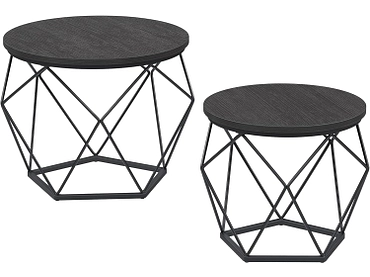 SONGMICS Set für Couchtische RUSTIK