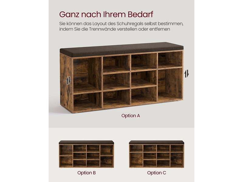 Bank für Schuhe SONGMICS BENCH