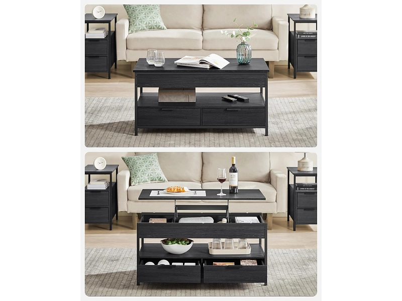 SONGMICS Table basse FABRIK