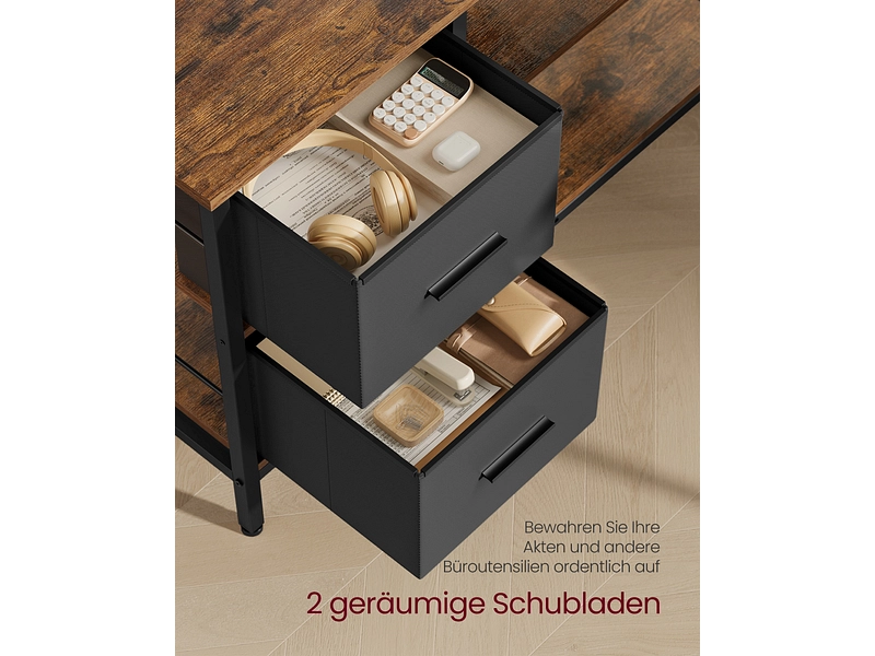 Bureau d'angle SONGMICS RUSTIK