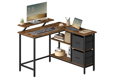 Bureau d'angle SONGMICS RUSTIK