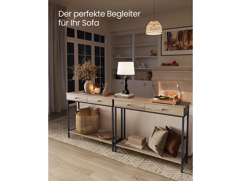 SONGMICS Konsole RUSTIK