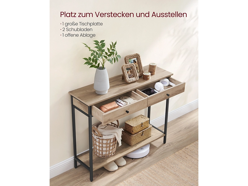 SONGMICS Konsole RUSTIK