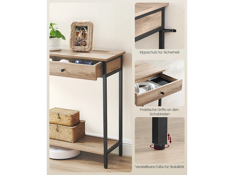 SONGMICS Konsole RUSTIK