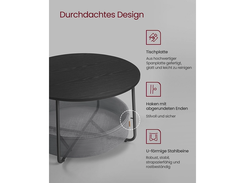 SONGMICS Couchtish SADY